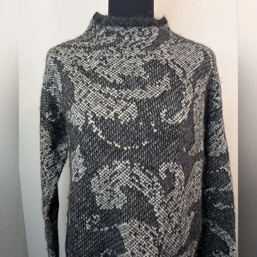 Peruvian Connection Alpaca Preppy Academia Travel Lagenlook Cozycore Sweater XS